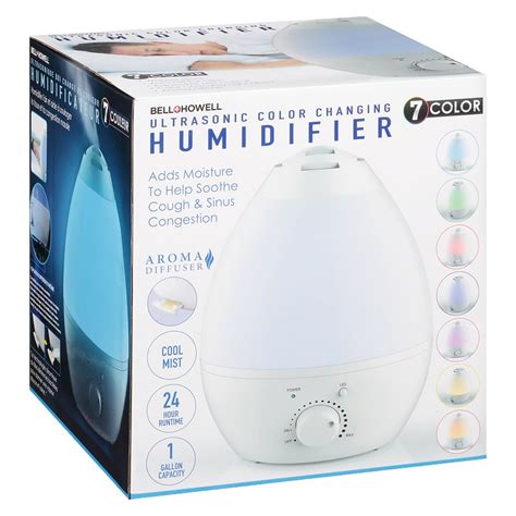 Bell Howell Color Changing Cool Mist Humidifier - 1gal. . E mishan and sons color changing humidifier instructions